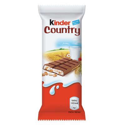 Imaginea KINDER COUNTRY CIOCOLATA LAPTE UMPLUT.DE LAPTE SI CEREALE