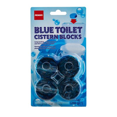 Imaginea PENNY TABLETE ODORIZANT PENTRU BAZIN WC 4X50G