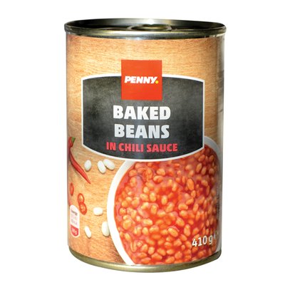 Imaginea PENNY FASOLE BOABE ALBA IN SOS CHILLY GREUTATE MASA NETA SCURSA 234GR