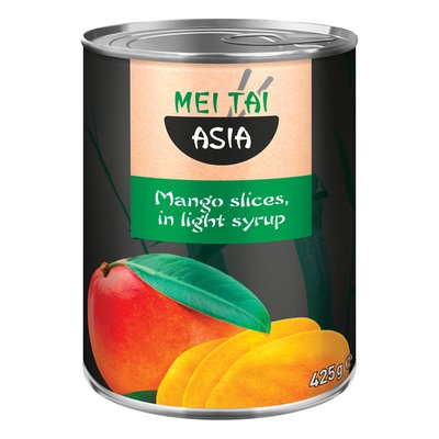 Imaginea MEI TAI MANGO FELII IN SIROP GREUTATE MASA NETA SCURSA 250GR