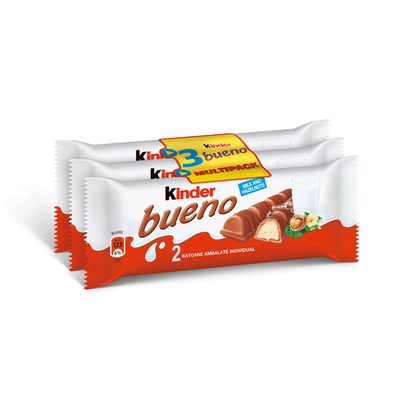 Imaginea KINDER BUENO CACAO 3X43G PACHET