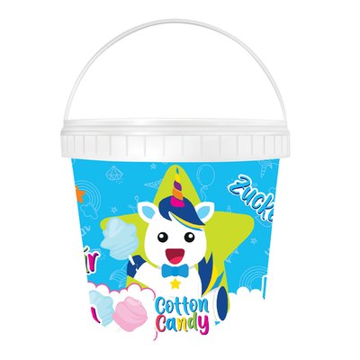 Imaginea LOLLIBONI VATA DE ZAHAR  UNICORN ALBASTRU GALETUSA