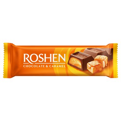 Imaginea ROSHEN BATON CIOCOLATA LAPTE UMPLUTURA CREMA CARAMEL