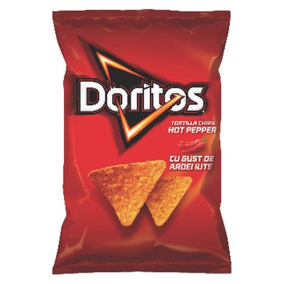 Imaginea DORITOS TORTILLA CHIPS PORUMB CU GUST DE ARDEI IUTE