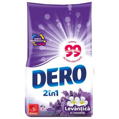 Imaginea DERO DETERGENT MANUAL 2IN1 LAVANDA